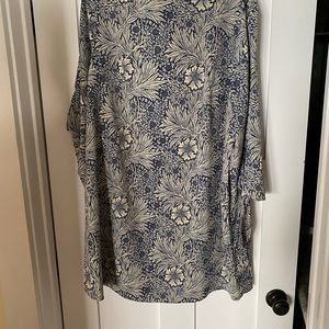 H & M William Morris print shift Dress, Size 16, New with Tags